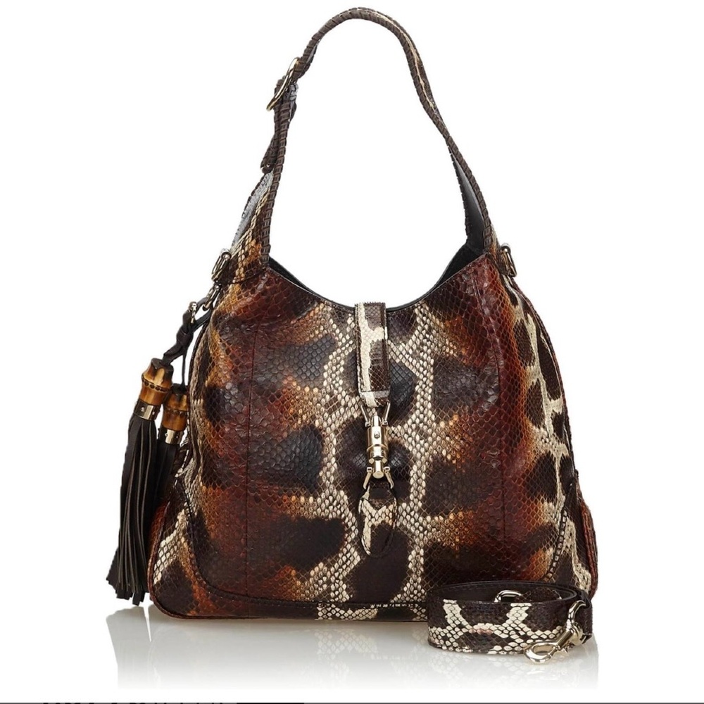 Authentic Gucci Python New Jackie Bag - image 1